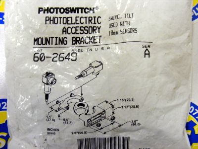 <b>Allen-Bradley - </b>60-2649 Photoelectric Accessory Mounting